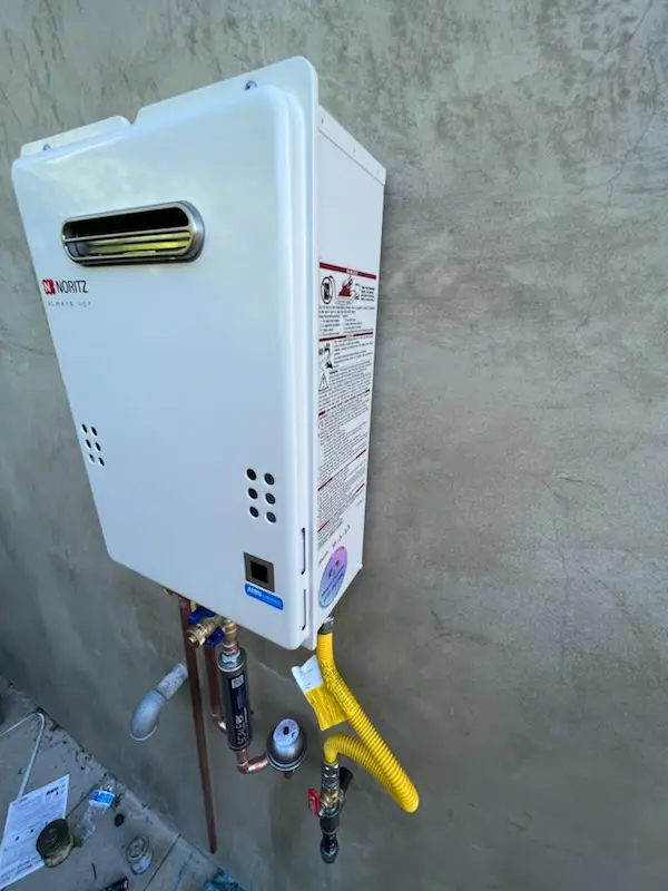 Tankless water heater installation for Pancake homes